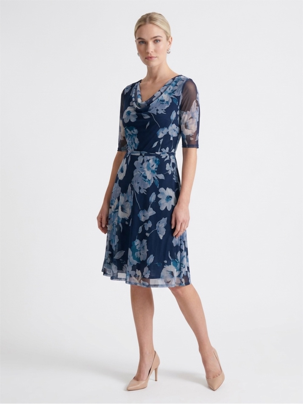 Encore Studio Floral Midi Dress